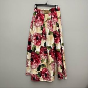 Floral ball gown skirt